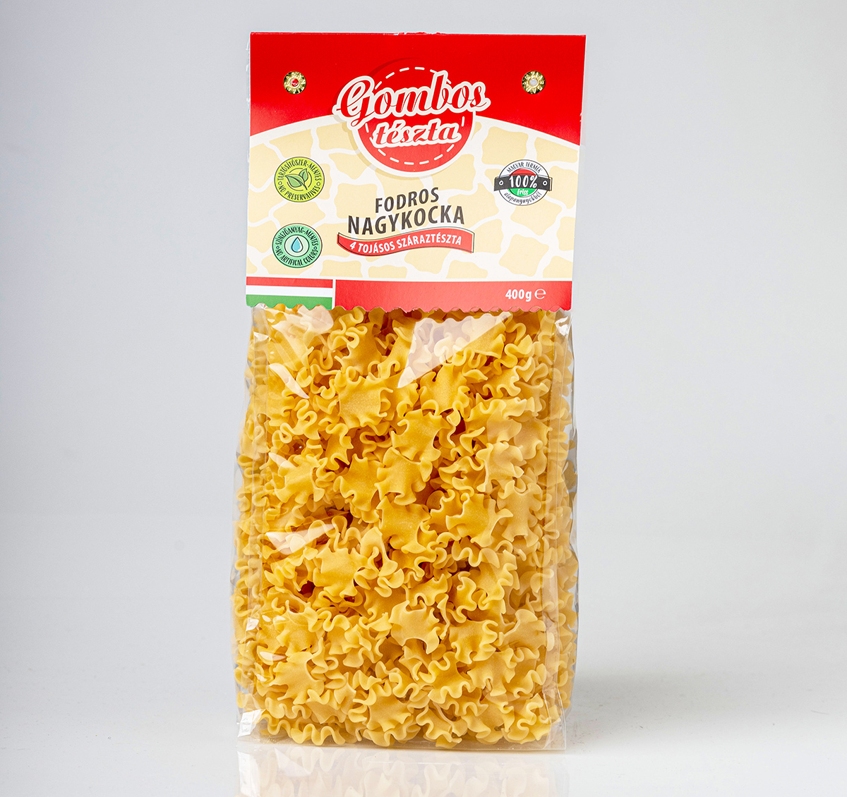 4 tojásos fodros nagykocka 400g