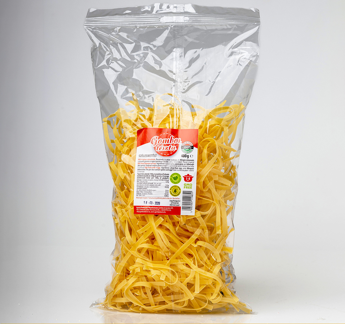 4 tojásos szélesmetélt 400g