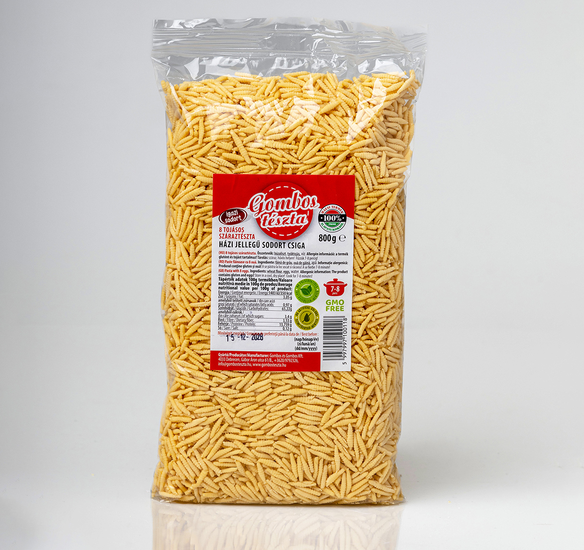 8 tojásos sodort csiga 800g